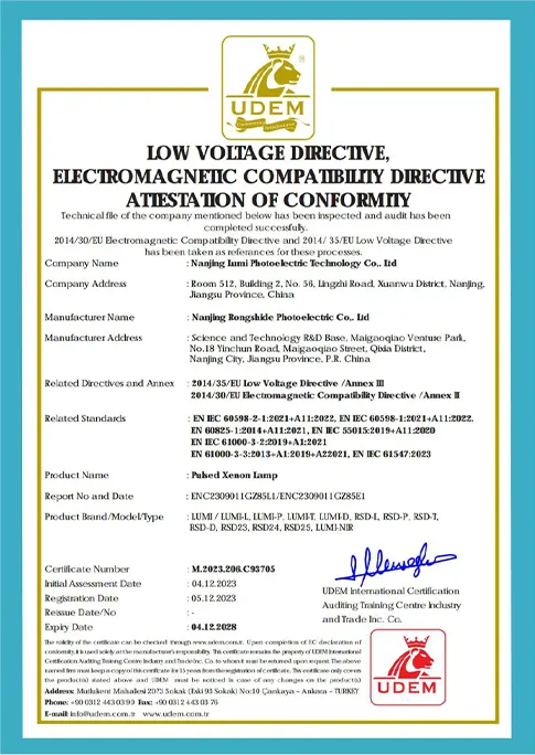 Attestation of Conformity